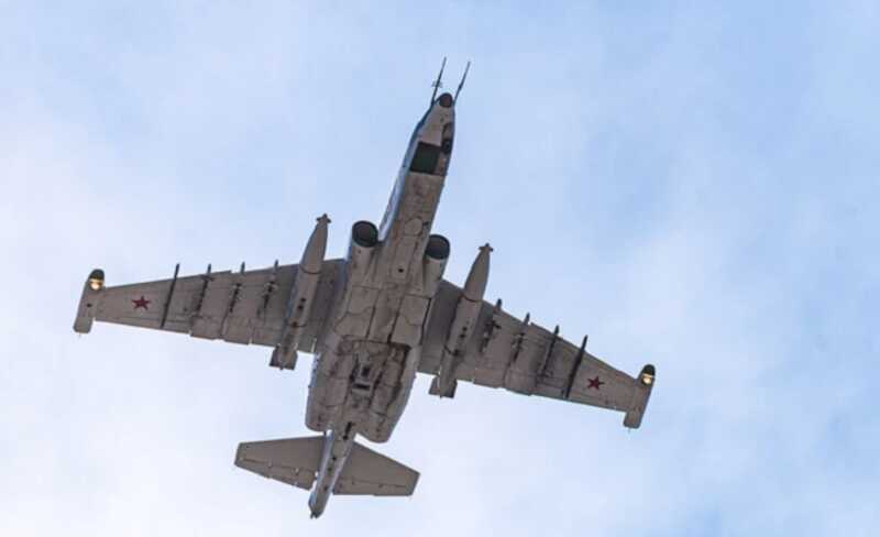 Военный СУ-25 упал прямо в море неподалеку от Ейска