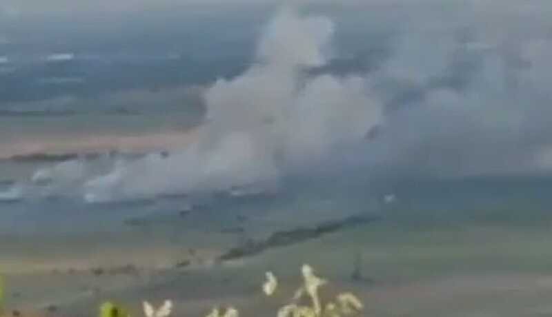 Аксенов заявил, что при пожаре на полигоне в Крыму никто не пострадал