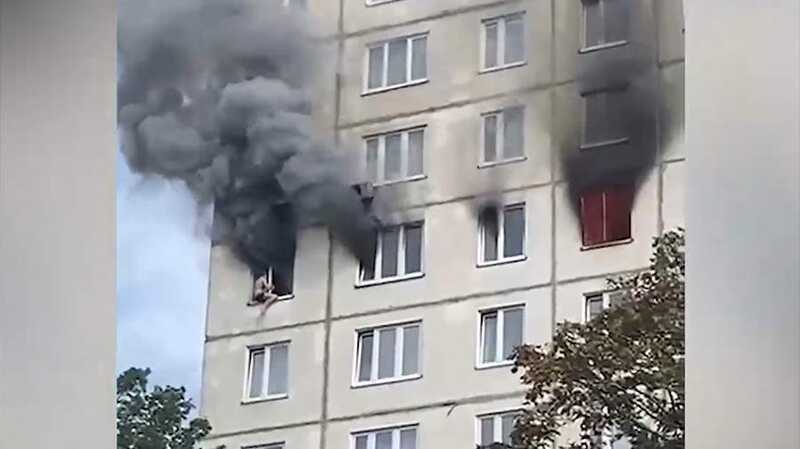 Есть пострадашие в результате пожара на Дмитровском шоссе