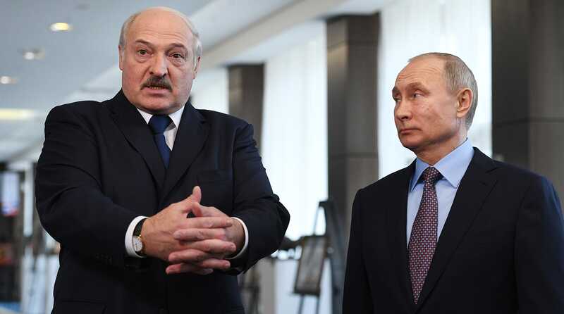 Путин и Лукашенко пообщались с россиянами