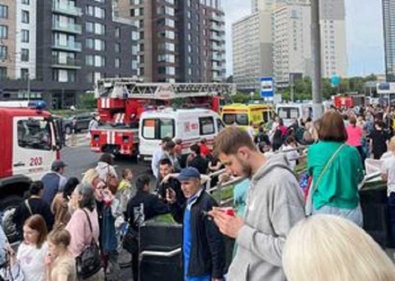 В ТЦ Гагаринский произошло задымление