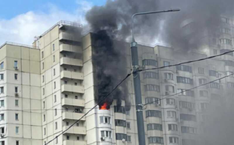 Пожар вспыхнул в квартире в Красногорске