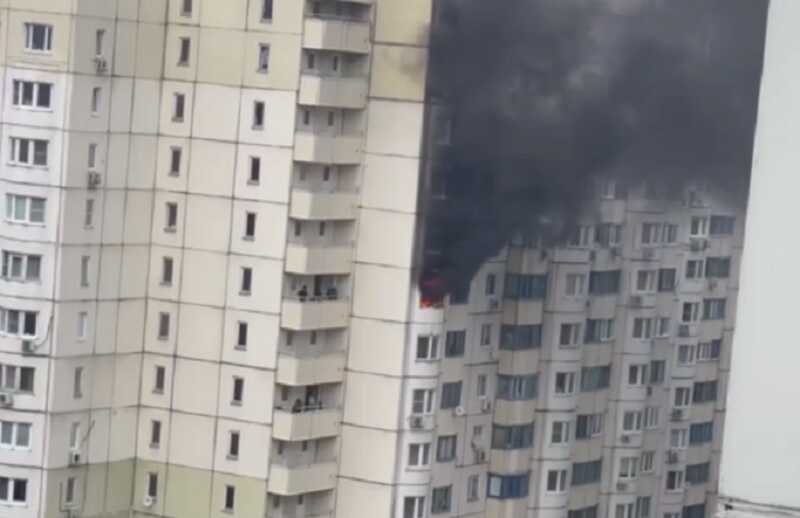 Дезодорант взорвался и устроил пожар в подмосковной многоэтажке