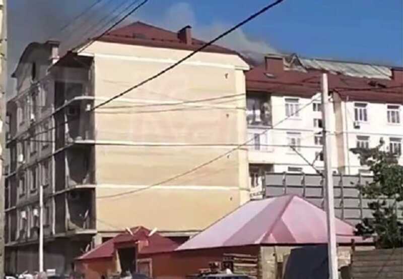 В жилом доме в Дагестане произошел пожар