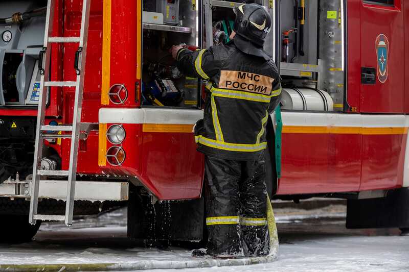 Пожар произошел в федеральном перинатальном центре на юго-западе Москвы