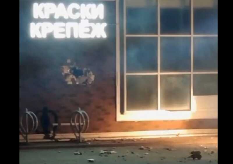 Обломки БПЛА упали в микрорайоне Старбеево в подмосковных Химках