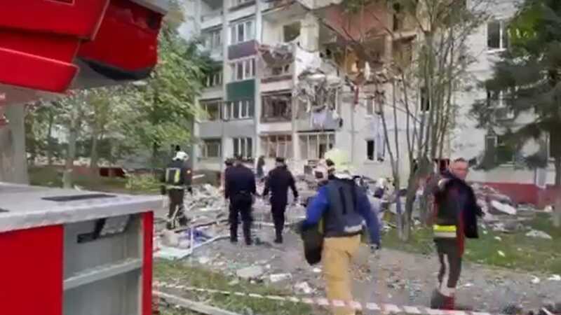 Двух человек госпитализировали в больницу после взрыва в Балашихе