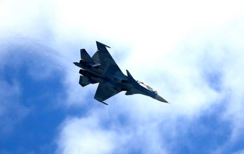 Опубликовано видео с места крушения Су-34 в Воронежской области