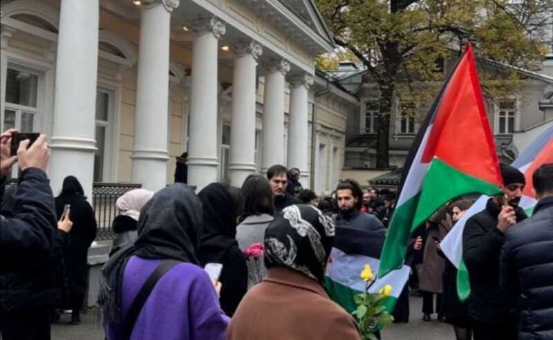 9 человек задержаны у Посольства Израиля в Москве