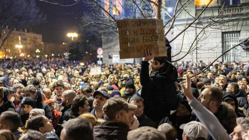В Сербии изучат иностранное вмешательство в протесты