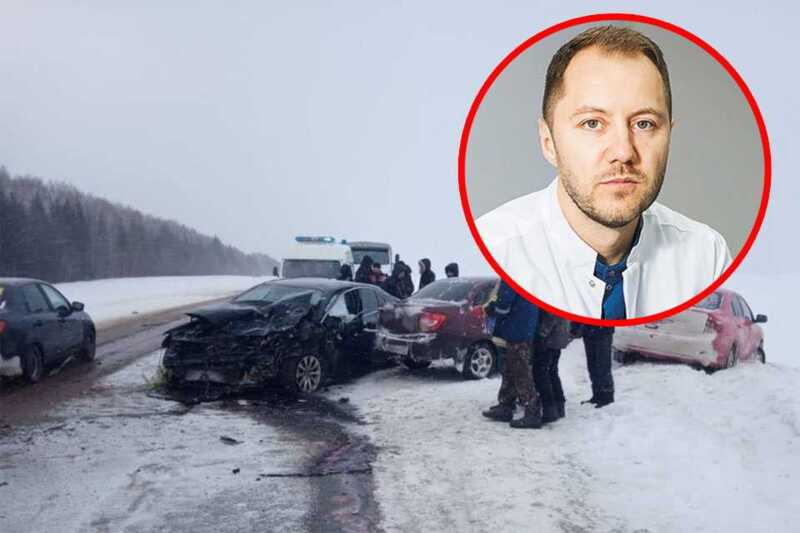 В сеть попало видео смертельной аварии с участием министра здравоохранения Башкирии