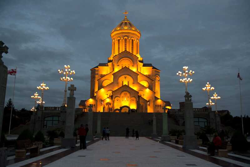 В грузинском храме появилась икона с изображением Сталина