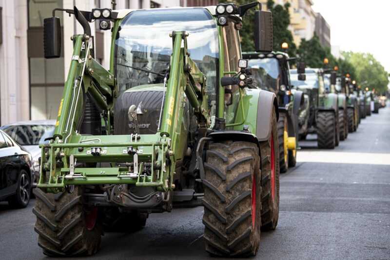 Полиция в ФРГ завела 134 дела после протестов фермеров