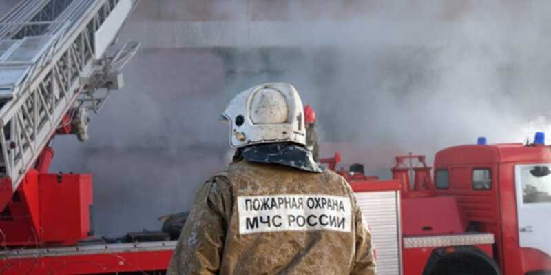 В Москве горит завод МиГ на Ленинградском проспекте