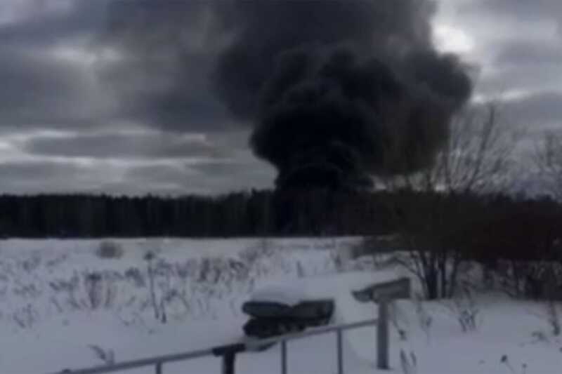 Причиной крушения военного транспортного самолёта ИЛ-76 под Иваново названа техническая неисправность двигателя
