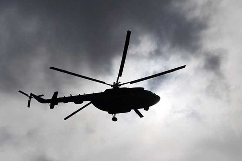 В Белгородской области упал вертолет Ми-8