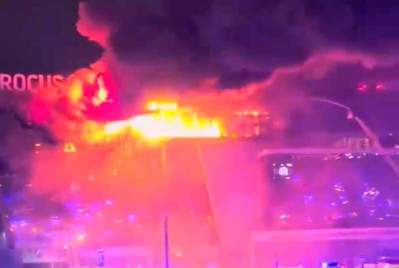 Площадь пожара в «Крокус Сити Холле» — 2000 квадратных метров