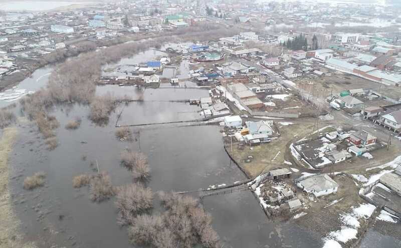 В Курганской области из-за паводка ввели режим ЧС