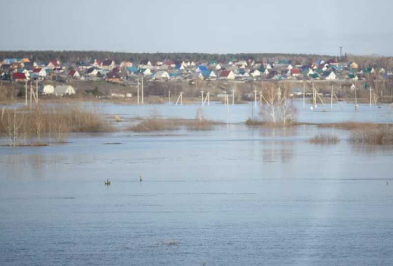 Снижение уровня воды в Тоболе ускорилось