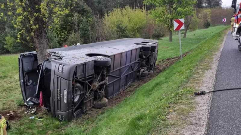 В Польше автобус с белорусами попал в ДТП