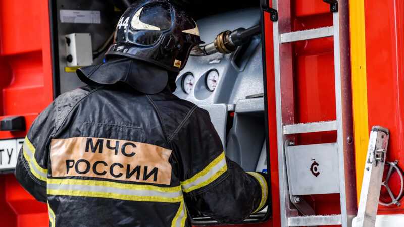 На востоке Москвы произошел пожар