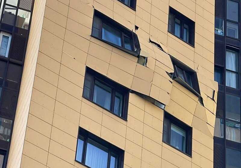 Утром в жилом доме в Химках произошел взрыв