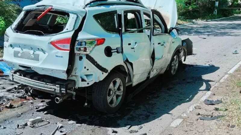 В Бердянске взорван автомобиль сотрудника исправительной колонии
