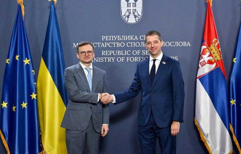 Впервые с начала "СВО" министр иностранных дел Украины Дмитрий Кулеба посетил Сербию