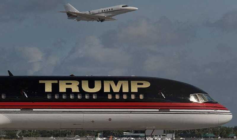 Самолет Дональда Трампа столкнулся с другим самолетом в американском аэропорту