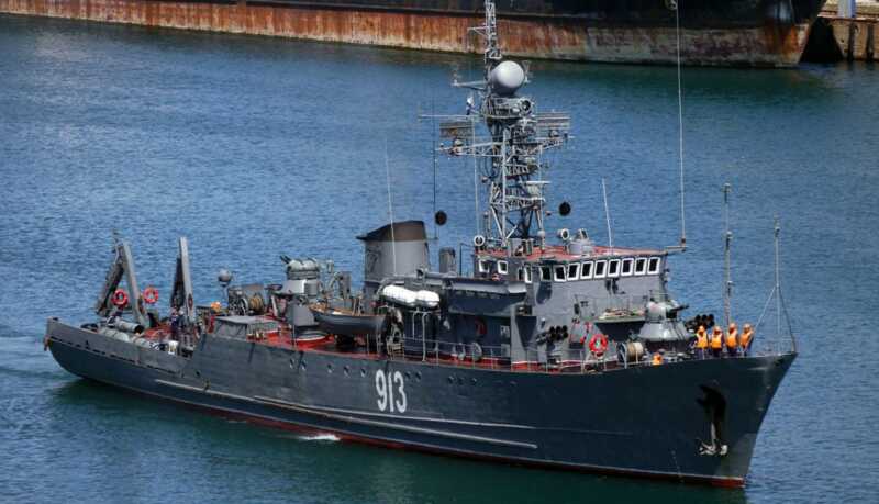 Уничтожен морской тральщик ЧФ РФ проекта 266-М «Ковровец»