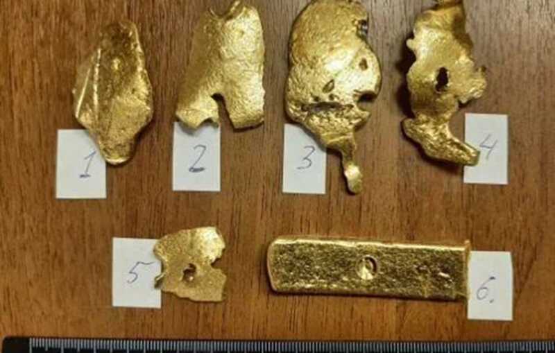 В Красноярском крае изъяли у мужчины добытое золото на 4 миллиона рублей