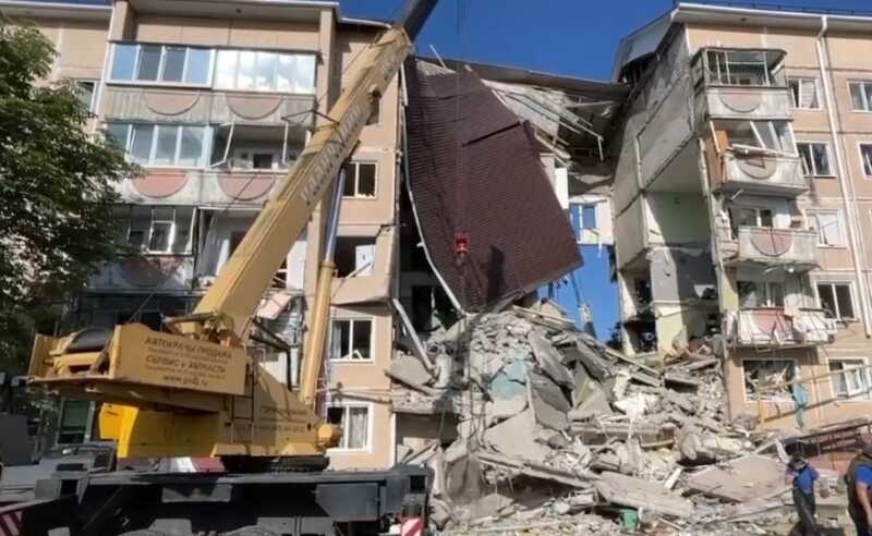 Власти Шебекино приняли решение о сносе двух пролётов дома, разрушенного из-за обстрела
