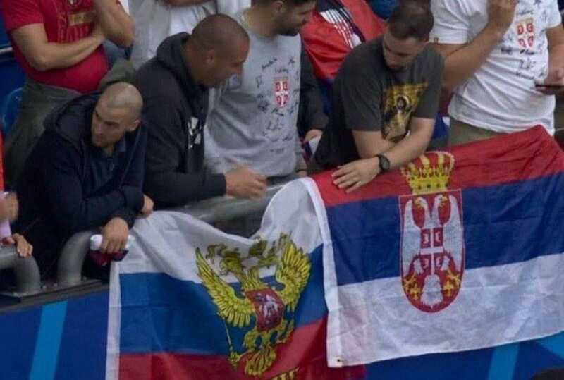 Сербские ультрас нарушили регламент УЕФА на матче с Англией