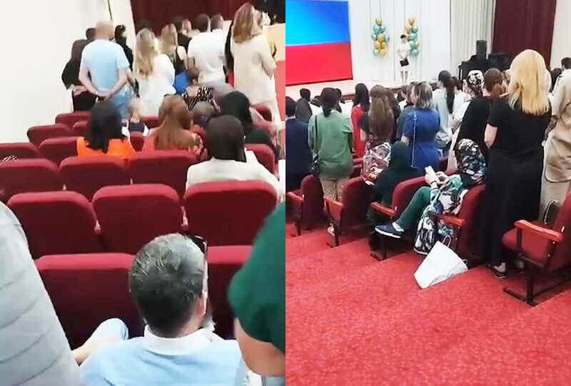 В Кабардино-Балкарии оштрафовали не вставших во время гимна РФ жителей