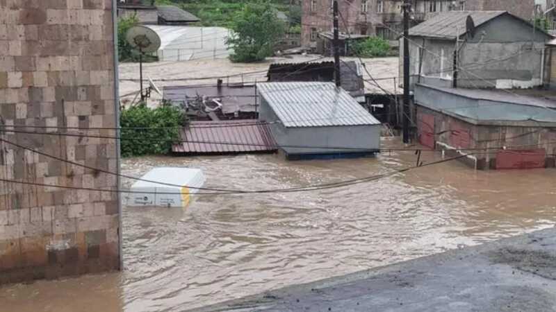 На Чукотке река затопила город Билибино