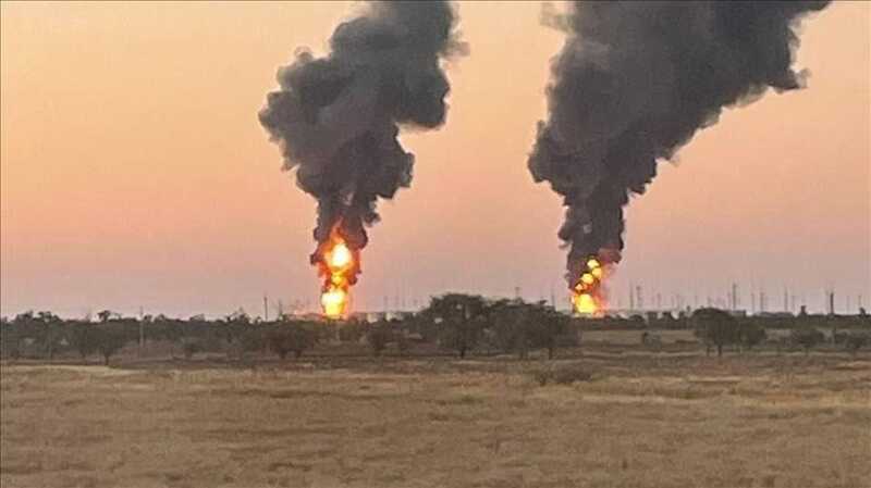 Пожар на нефтебазе в Пролетарске удалось потушить спустя более двух недель