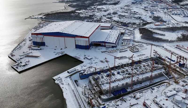 Добыча газа на «Арктик СПГ-2» почти полностью остановлена