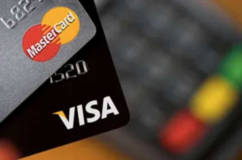   :        Visa  Mastercard