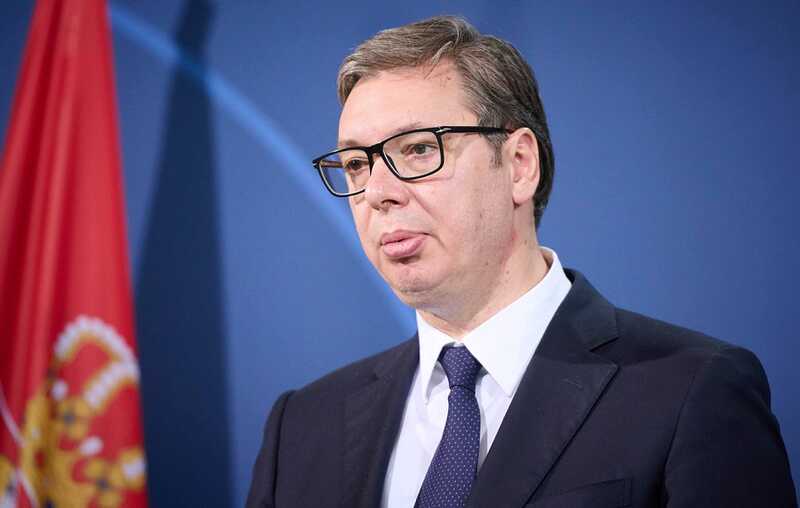 Александр Вучич ответил на обвинения в стрельбе по протестующим в Белграде