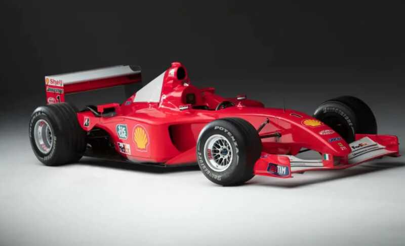 Знаменитый Ferrari F2001 Михаэля Шумахера выставлен на аукцион в Монако
