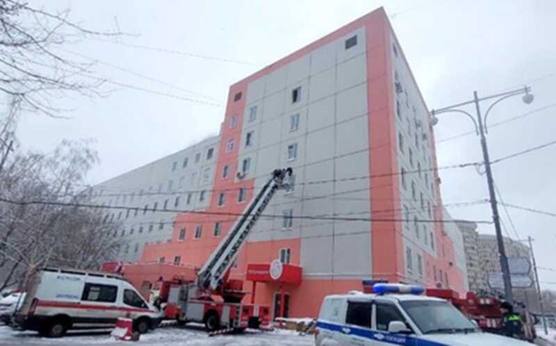 В родильном доме в центре Москвы произошел пожар