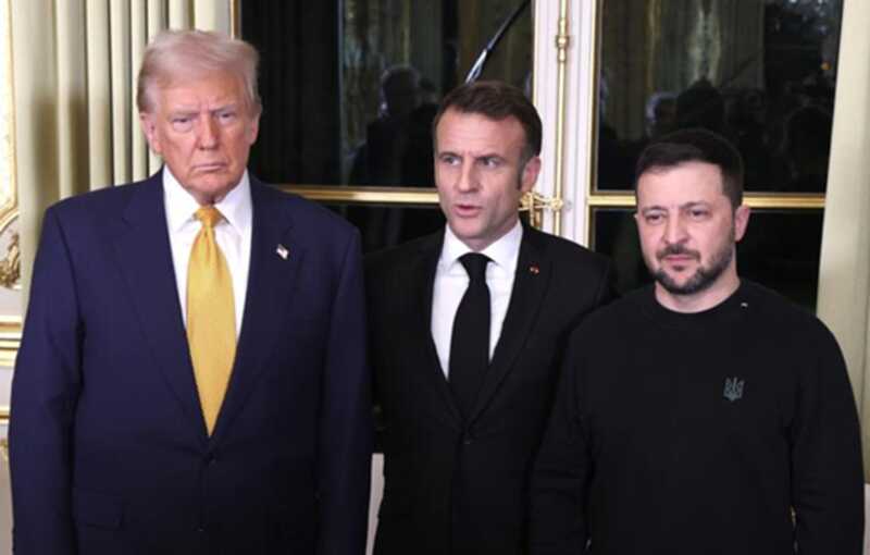Трамп исключил Макрона из встречи с Зеленским