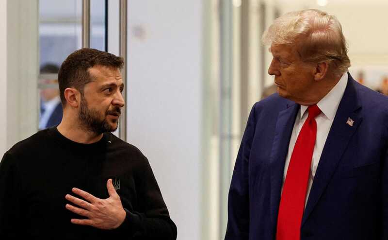 Зеленский в Риме попросил Трампа продолжить поддерживать мирный процесс