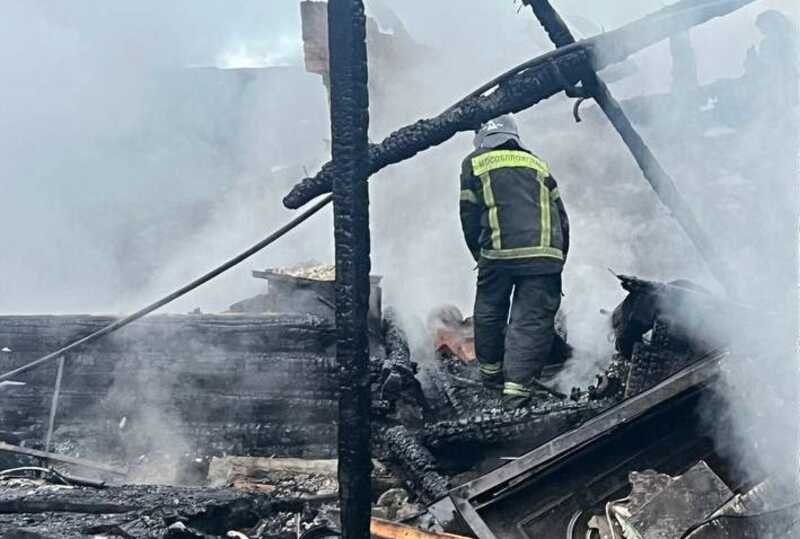 Пожар в Московской области стал причиной гибели пятерых детей