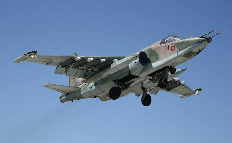 Россия потеряла ещё один штурмовик Су-25