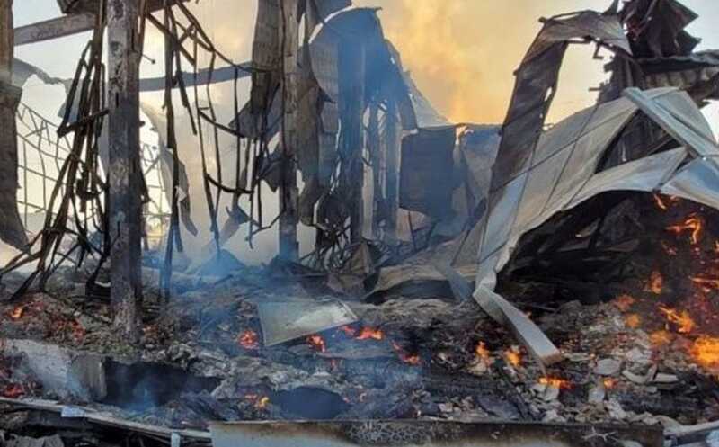 Пожар уничтожил дачный поселок в Забайкалье: дома превратились в пепел