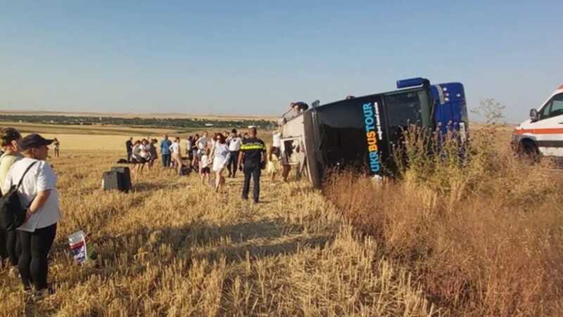 В Румынии произошло ДТП с автобусом, в котором находилось несколько десятков украинцев