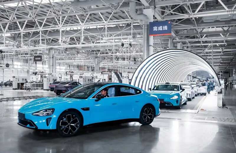 Электрокар Xiaomi поставил новый рекорд по предзаказам, превосходя Tesla