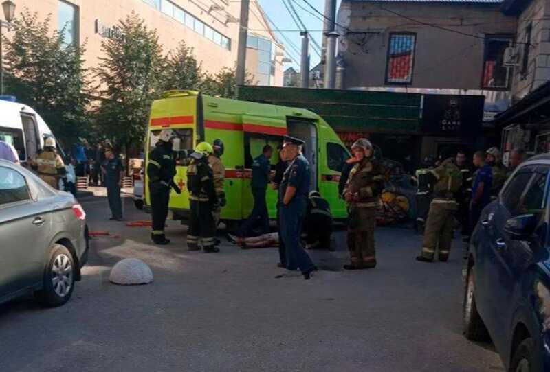 У торгового центра «Малина» в Рязани случился взрыв