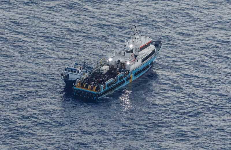 Корабль Frontex утонул у берегов Греции в процессе спасательной операции